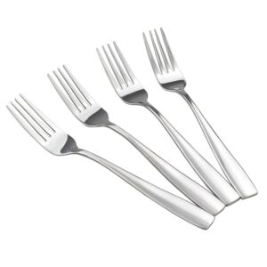 hommp 16-piece stainless steel dinner forks, 8.27-inch