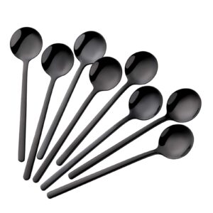 poylim stainless steel 18/10 black coffee spoons, 8 pieces