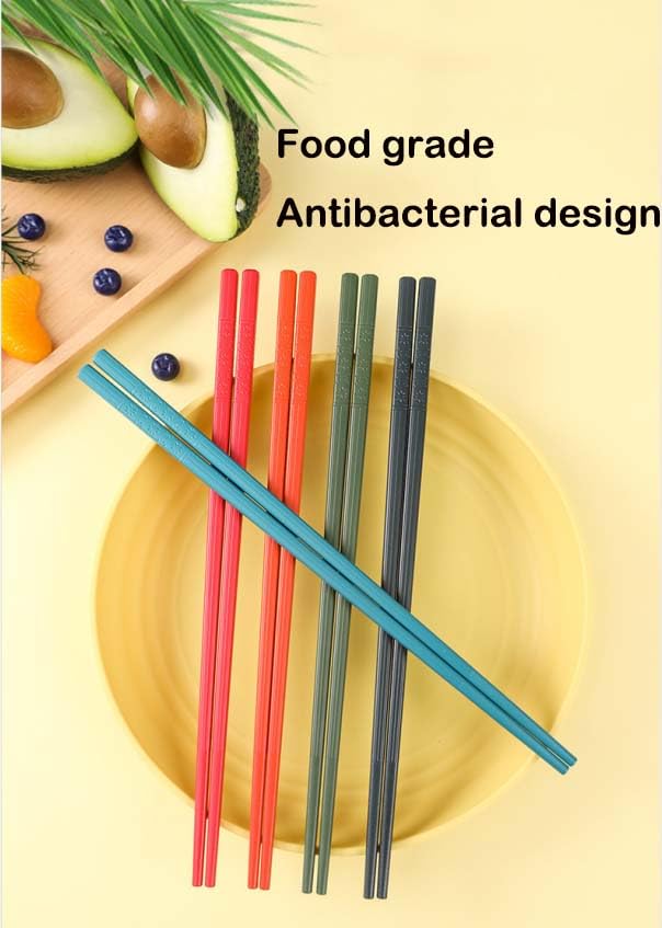 Fejapa 5 Pairs Reusable Chopstick Helpers Dishwasher Safe Training Chop sticks Adult Practice Chopsticks Beginners Right Left Handed Chinese Sticks Learning Chopsticks Holder with Clip Trainer