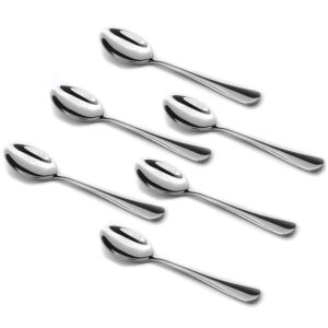 20 pieces demitasse espresso spoons, 4.5 inches stainless steel mini coffee spoons