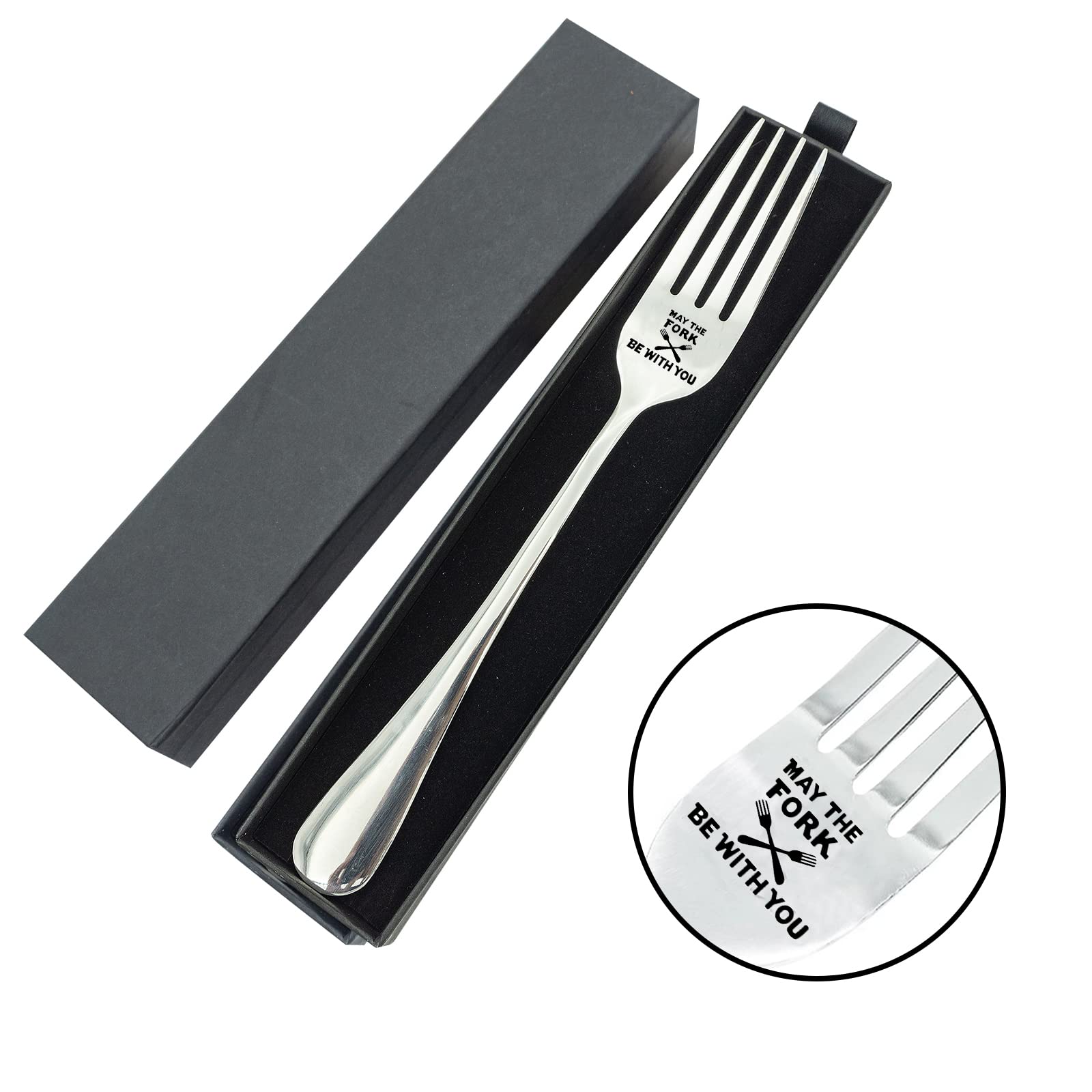 VICKHU May The Fork Be With You Fork,StarWars Gifts,Gifts for Boyfriend Girlfriend Husband Mom Dad, Anniversary Christmas Valentines Gifts