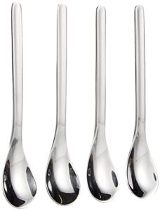 coffee passion espresso spoon set of 4 by villeroy & boch - 18/10 stainless steel - dishwasher safe - 4 inches