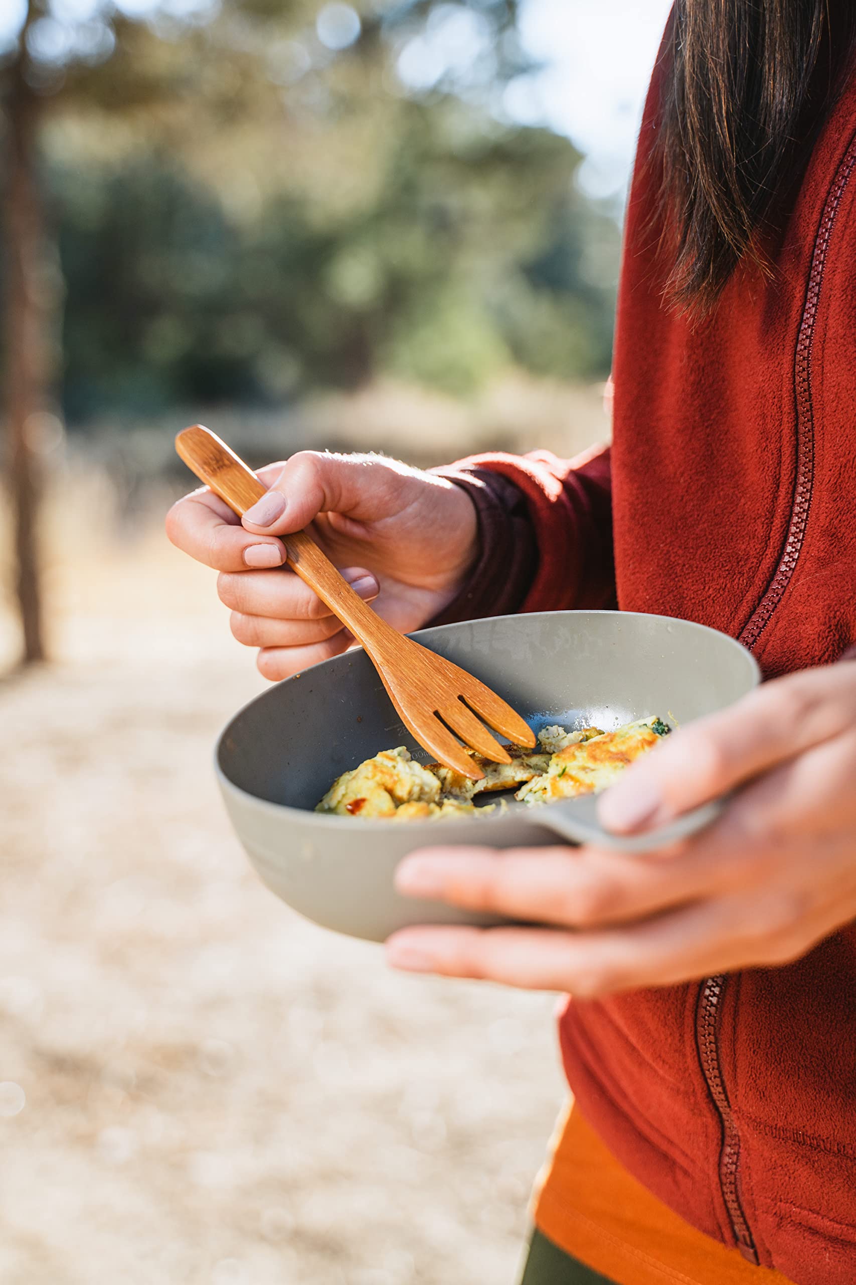 TO GO WARE Bamboo Reusable Forks | No BPA or Phthalates | Dishwasher-Safe | Nonstick Surface Safe | Made from Durable, Sustainable Materials | Eco-Conscious Utensils | Pack of 5