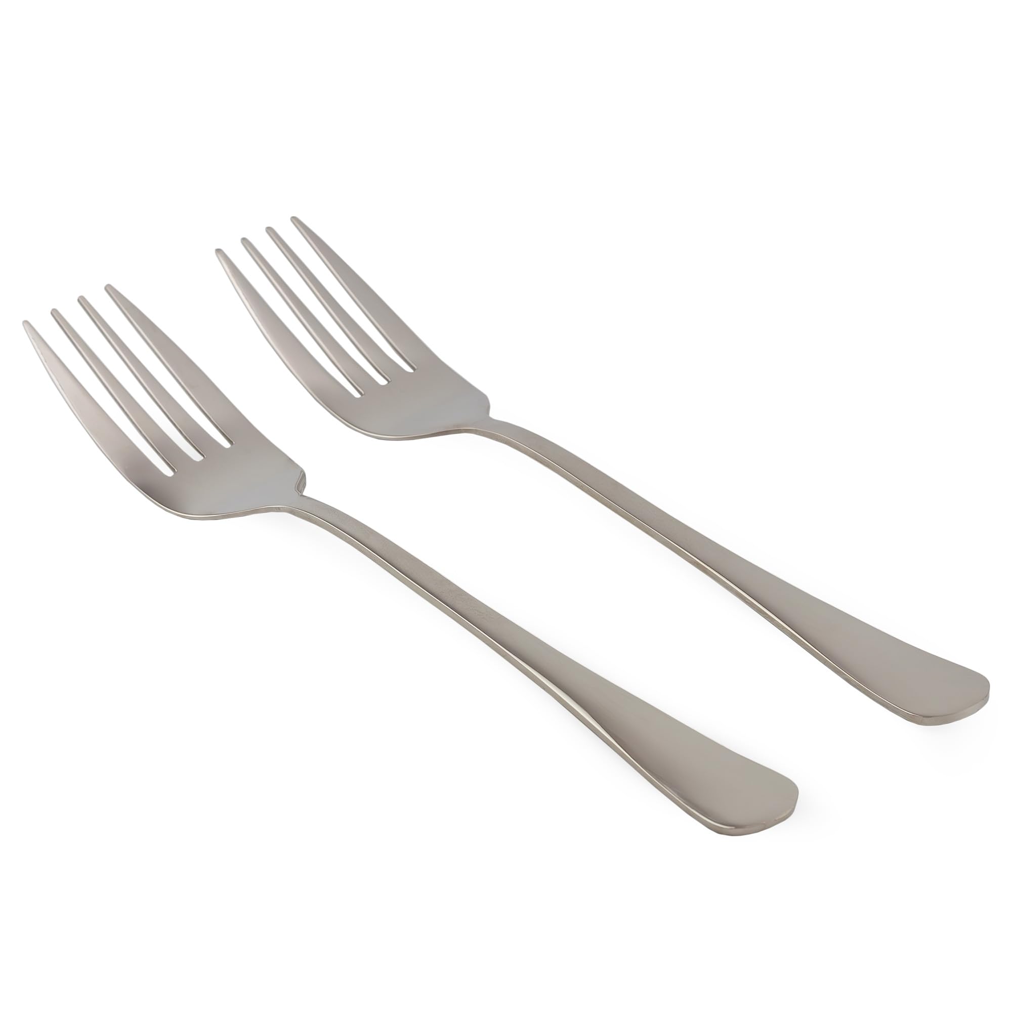 Cornucopia Serving Fork (2 Pack) Set of Two (2)- Elegant Top of the Line Serving Forks, Buffet & Banquet Style Serving Forks, 9" Stainless Steel