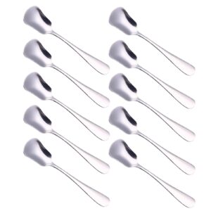 warmbuy small stainless steel ice cream spoon coffee spoons dessert spoons, set of 10