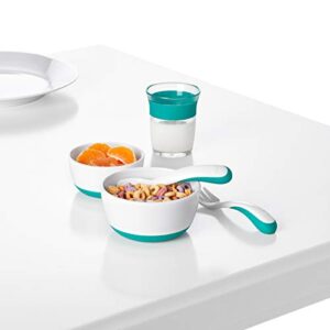 OXO Tot Plastic Fork & Spoon Multipack - Teal , 4 Piece Set (Pack of 1)