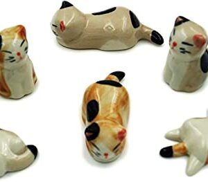 Porcelain Knife Rests Chopstick Rest set, Cat Chopsticks Rest Dinner Spoon Stand Knife Fork Holder, Delightful Cat Shaped Chopsticks Holder - Ideal gift for Mother's Day, Christmas