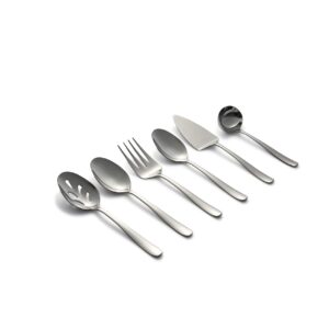 Cambridge Silversmiths Bourne Mirror Oversized 6 Piece Serving Set, Silver