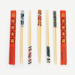 fun express - chopstick w/wrapper (2dz) - party supplies - solid tableware - cutlery - 24 pieces