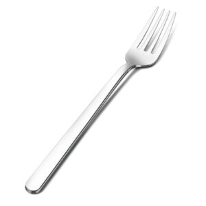 kingstone dinner forks set of 16, 8-inch 18/10 stainless steel forks cutlery silverware forks for home, kitchen & restaurant, dishwasher safe (dinner forks set, 16-piece)