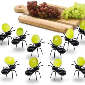 2 Dozen Reusable Ant Food Pick, Fruit Toothpicks Dessert Fork Cocktail Picks (24Pcs)-Animal Appetizer Forks for Snack Cake Dessert, For Kids& Party Accessories