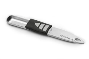 kitchenart pro adjust-a-teaspoon, stainless steel measuring spoon