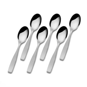 mikasa satin loft stainless steel teaspoon, set of 6
