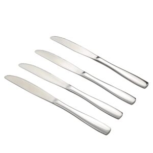 hommp 16-piece stainless steel dinner knives set