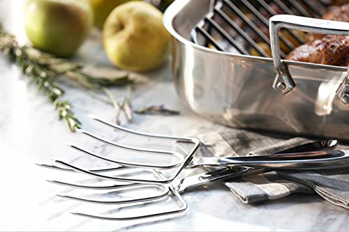 All-Clad Specialty Stainless Steel Kitchen Gadgets Fork Kitchen Tools, Kitchen Hacks Silver
