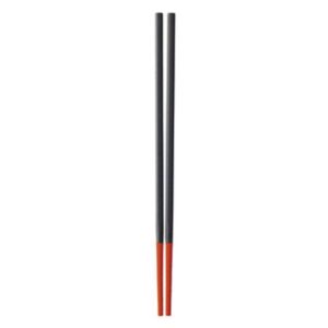 ippinka silicone tip chopsticks, red (long 30cm)