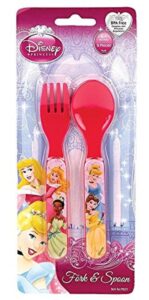 princesses fork & spoon set