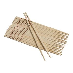 joyce chen reusable burnished bamboo chopsticks set, 10 pair