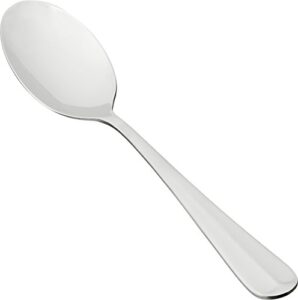 winco 12-piece lafayette teaspoon set, 18-0 stainless steel, 1 dozen, silver