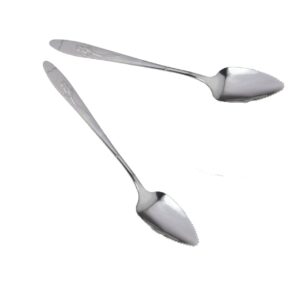 2 Pieces Stainless Steel Grapefruit Serrated Edge Spoon