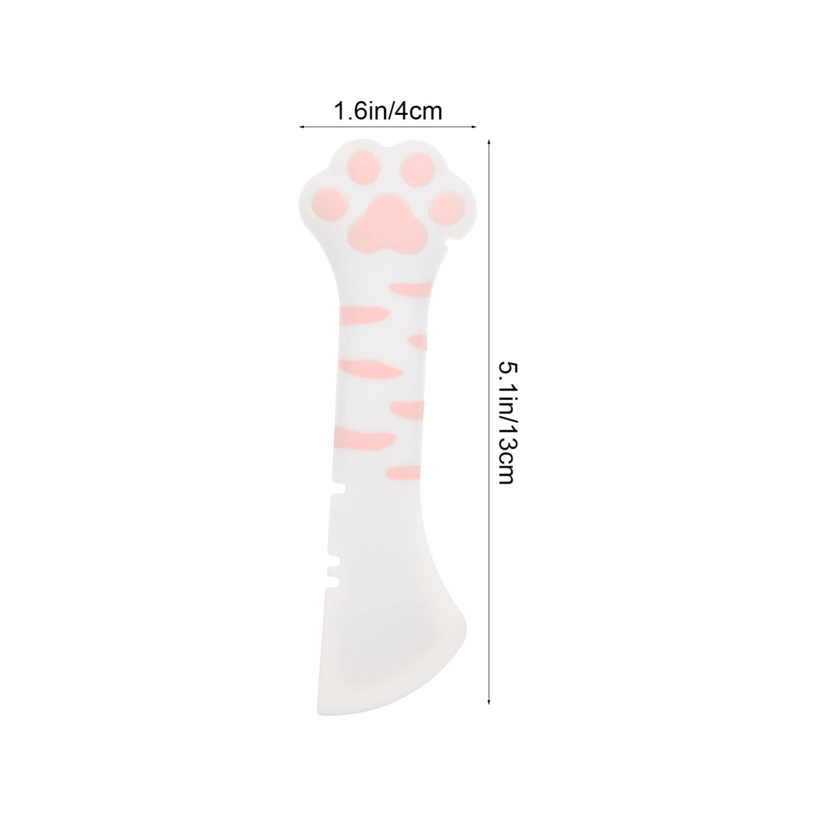 STOBOK Pet Food Can Spoon Cat Food Can Opener Universal Silicone Can Spoon Pet Wet Food Spoon Manual Can Opener (White)
