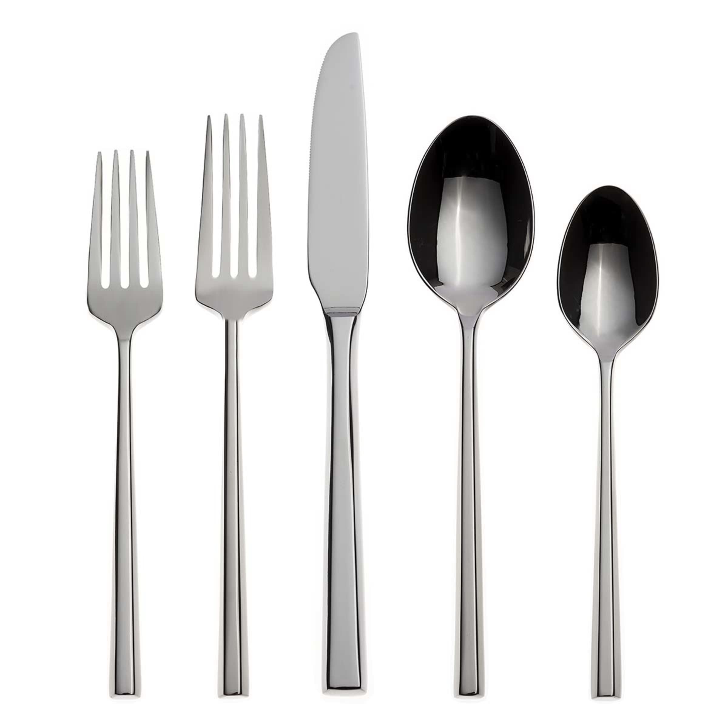 Oneida Diameter 20 Piece Fine Flatware Set, Service for 1 , 18/10 Stainless Steel, Silverware Set, Dishwasher Safe