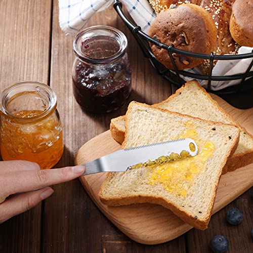 NETANY Butter Spreader Knife, 18/8 Stainless Steel Knives Curler, 3 in 1 Kitchen Gadgets, Multi-Function Butter Spreader and Grater