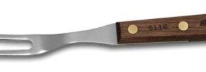 HIC Kitchen Dexter-Russell All-Purpose Fork, Stainless Steel with Walnut Handle, Made in the USA, 10-1/2