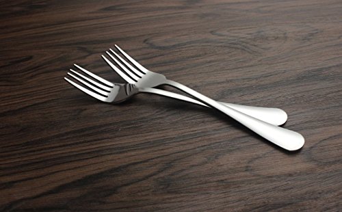 KINGSUPER Set of 6 Stainless Steel Dinner Forks