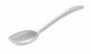 gourmac mini white melamine spoon, set of 2 by gourmac