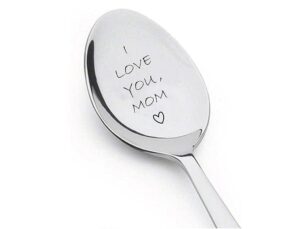 mom christmas gifts from son daughter - i love you mom spoon gifts for mommy birthday gifts for mother from son to mummy xmas gifts