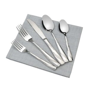 Nicesh 60-piece Stainless Steel Flatware Set, Service for 12