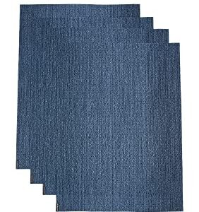 Chilewich Women's Ombre Table Mat Set of 4 (14x19), Ink 005, Blue, One Size