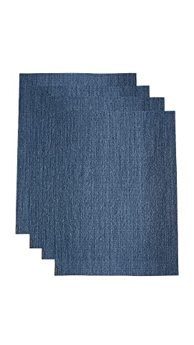 Chilewich Women's Ombre Table Mat Set of 4 (14x19), Ink 005, Blue, One Size