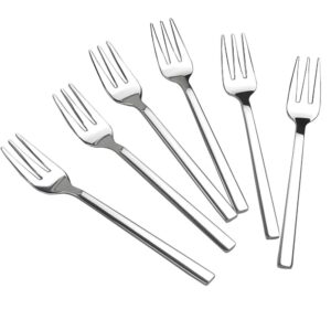 doryh stainless steel tasting appetizer forks, 6.1 inches, 12 pieces