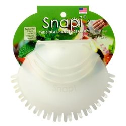 snapi - the single handed salad server - ice (white)