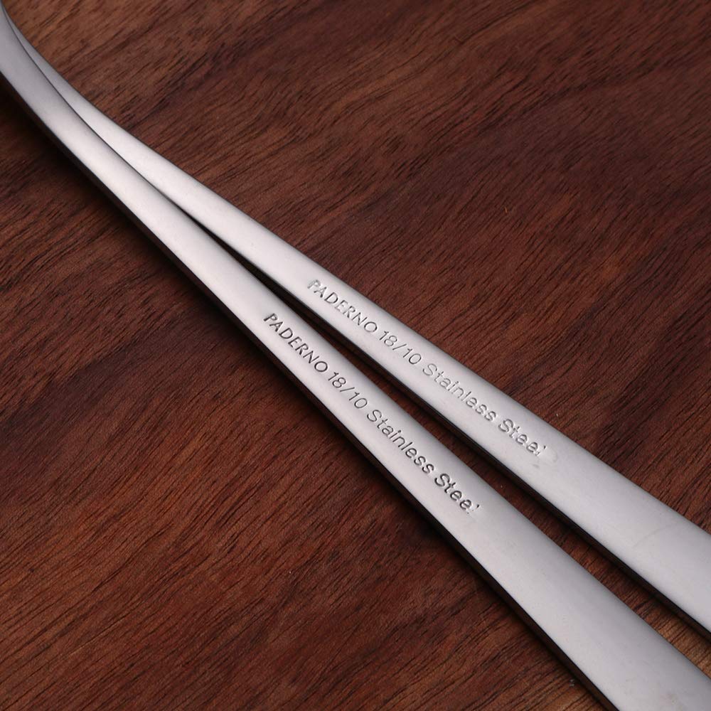 Long Handle Iced Tea Spoon, 8 inch Coffee Spoons, Baikai Stainless Steel Cocktail Stirring Spoons, Dishwasher Safe, Set of 4 (Silver)