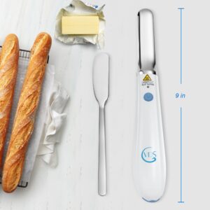 ANSIBLE Electric Heating Butter Spreader, Rechargeable Butter Knife, Stainless Steel Blade, Can Quickly Melt Butter, Cheese, Jam, Ice Cream
