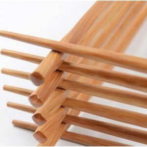 JapanBargain 4811, Bamboo Chopsticks Reusable Japanese Chinese Korean Wood Chop Sticks Hair Sticks, Dishwasher Safe, 10 Pair Gift Set