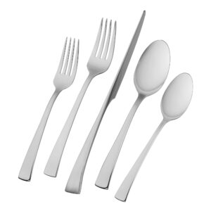 zwilling bellasera 45-piece flatware set, service for 8, stainless steel