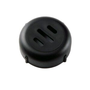 revolutionary new 6-8 oz plastic cheese shaker lids 1 dozen. rust proof! (black slotted)