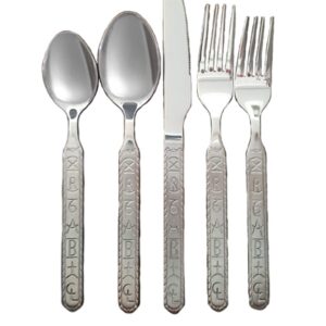 ranch brands stainless silverware set (20 piece) by cowboy living