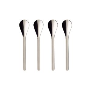 coffee passion coffee spoon set of 4 by villeroy & boch - 18/10 stainless steel - dishwasher safe - 5.5 inches