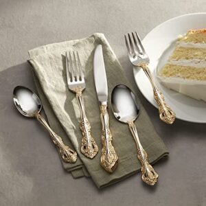 Oneida F100020Al20 Golden Michelangelo 20 Piece Fine Flatware Set, Service For 4, Metallic