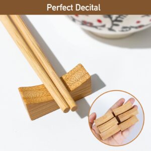 XEHAHOSH Chopsticks Rest Dinner Spoon Stand Knife Fork Holder (Set of 6PCS)