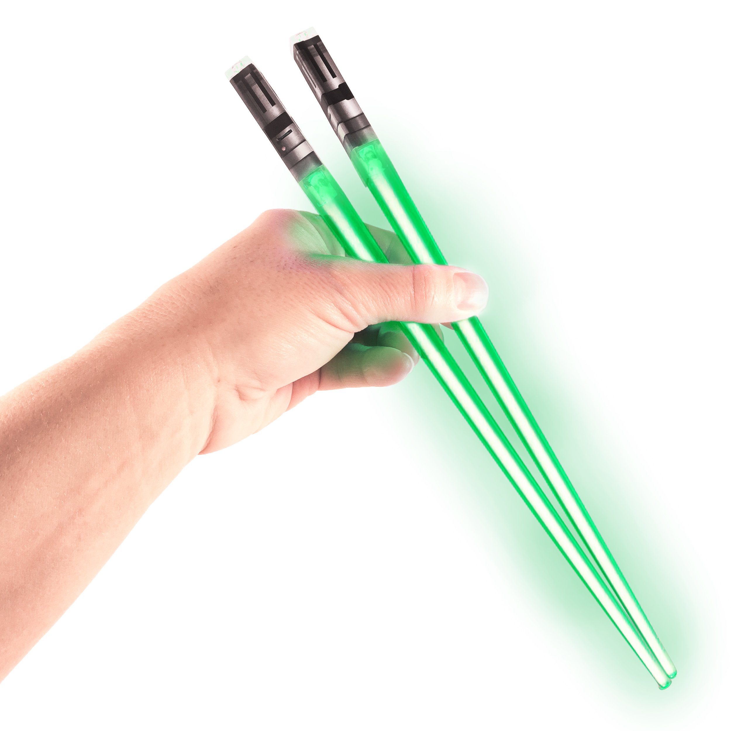 Sabers Chop Lightsaber Led Light Up Chopsticks 1 Pair Skywalker Green