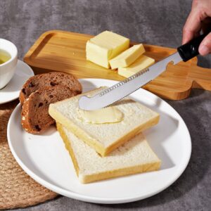 Rfstekhnikos 4 In 1 Multi-Function Knife for Spreading Peanut Butter, Butter, and Jam with Ease | Stir, Scrape, and Clean The Jars Simply | Open Bottles, and Cans Effortlessly! 1X1