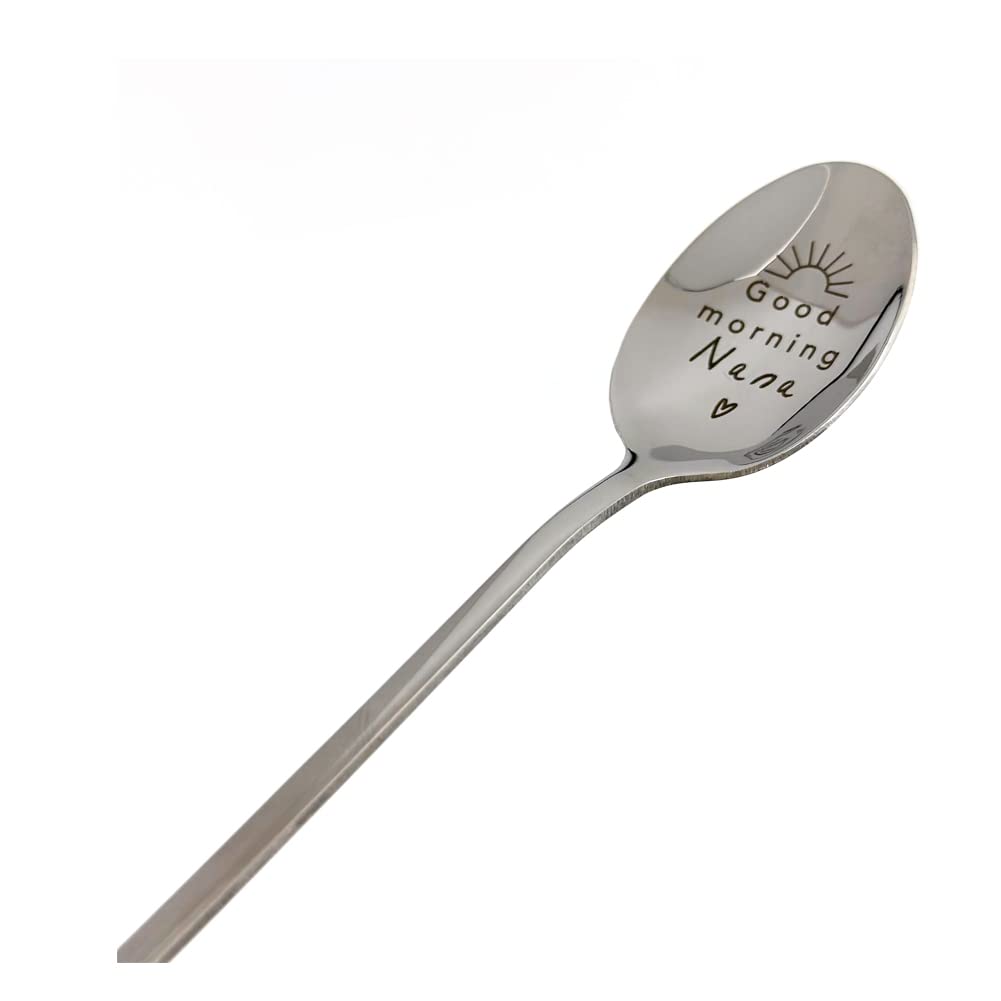 Nana Gifts for Christmas Birthday Gifts Ideas for Grandma Good Morning Nana Spoon for Grandmother Mothers Day Gifts for Grandmom Valentines Gift from Granddaughter Grandson