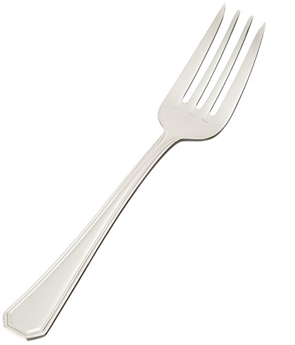 Winco 12-Piece Victoria Salad Fork Set, 18-8 Stainless Steel,Silver