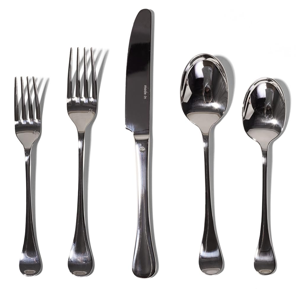 Made In Cookware - Flatware Set - 4 Place Settings (20 Piece Set) - Crafted In Italy